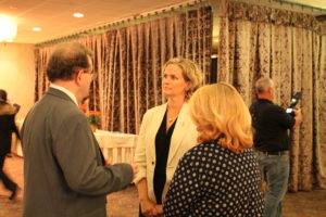 Nassau Nassau County Executive Laura Curran speaking with Long Island Housing Services Executive Director Ian Wilder and Board President Connie LassandroCounty Executive Laura Curran speaking with Long island Housing Services Executive Director Ian Wilder and Board President Connie Lassandro
